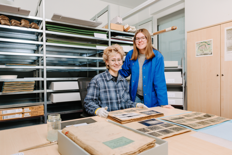 Illustration von einem Fachangestellten für Medien und Informationsdienste