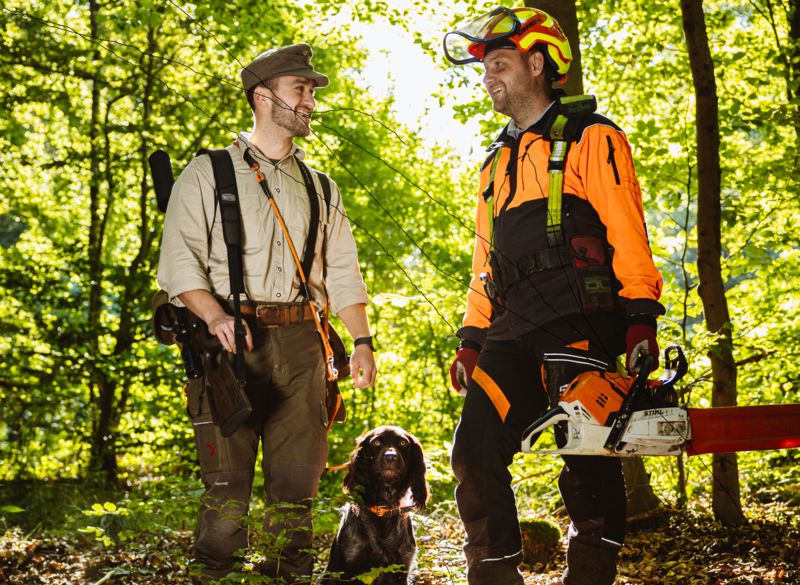 Illustration von Revierjäger/innen