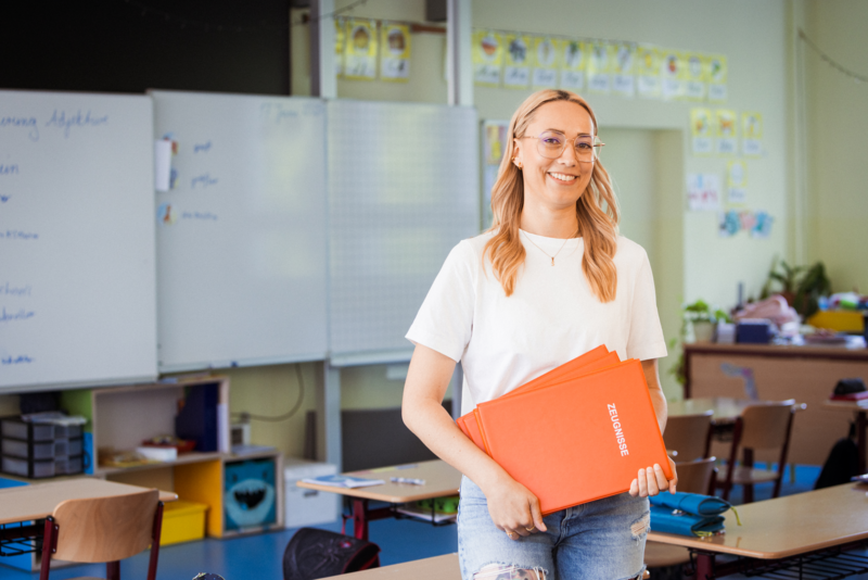 Illustration von Lehramtsreferendarin