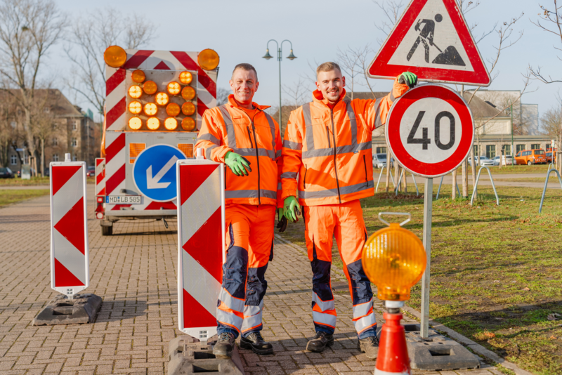 Illustration von Starßenwärter/innen