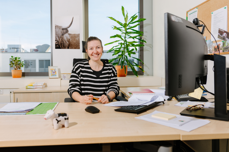 Illustration von einem Landwirtschaftsreferendar