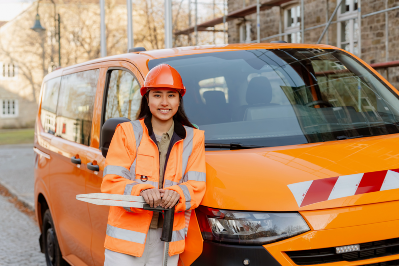 Illustration von Bauingenieur-Referendar/innen