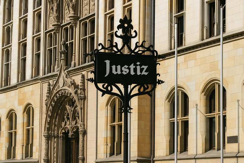 Illustration vom Fachbereich Justiz