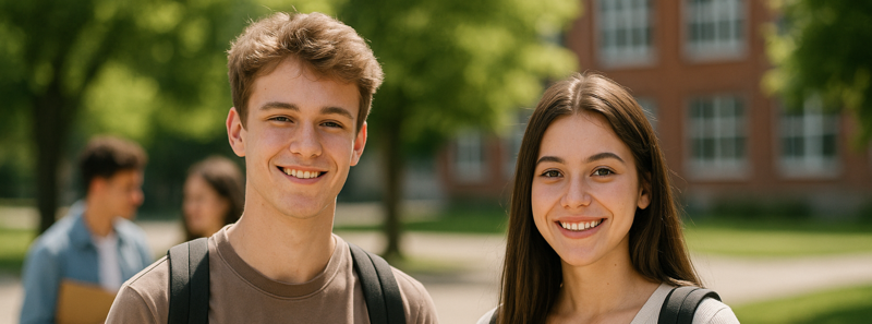 Illustration von Abiturient/in