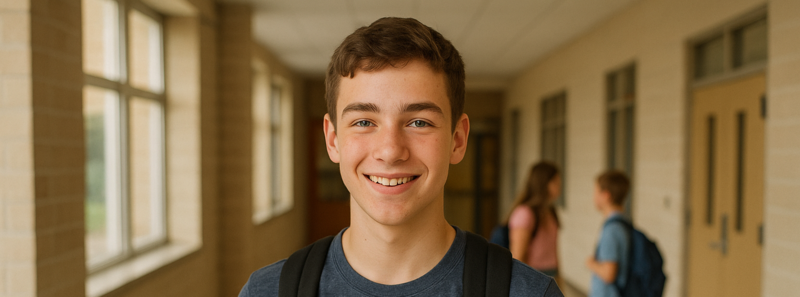 Illustration von Hauptschüler/in